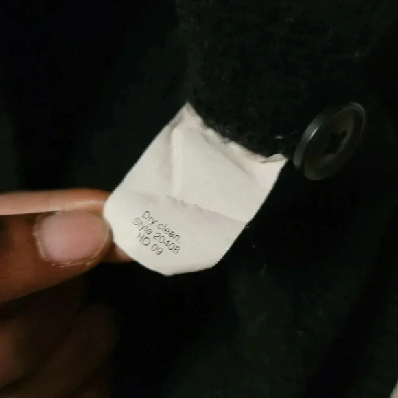 J. Crew Merino Wool size S  Sweater Long Sleeve Black Cropped Pullover women's - Picture 8 of 9